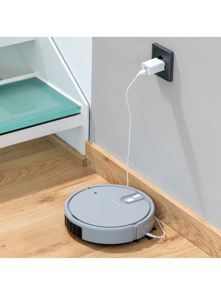 InnovaGoods 5in1 Staubsaugerroboter in Hellgrau - Ø 25 cm günstig kaufen onesize