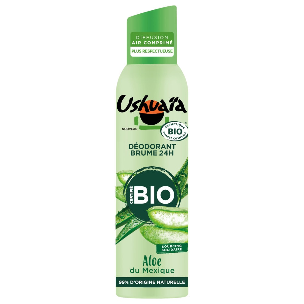 ushuaïa Ushuaia Bio Déodorant Brume Bio Aloe 24h