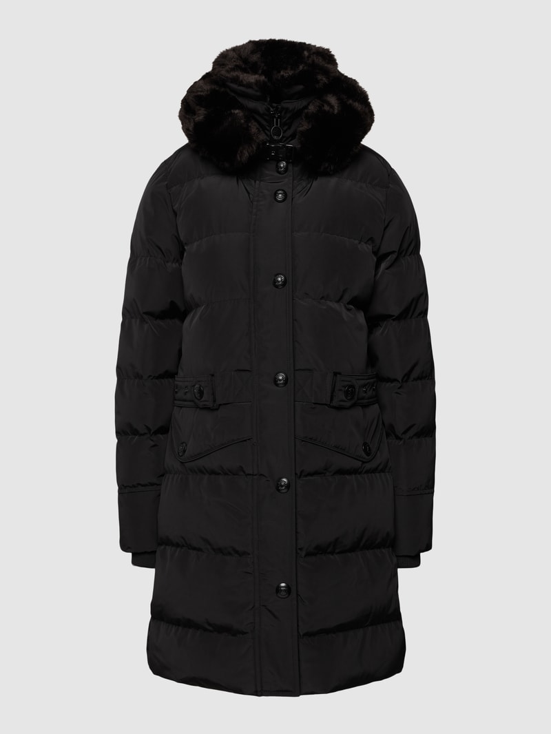 Funktionsjacke mit Label-Details Modell 'Kitzbühel' in schwarz