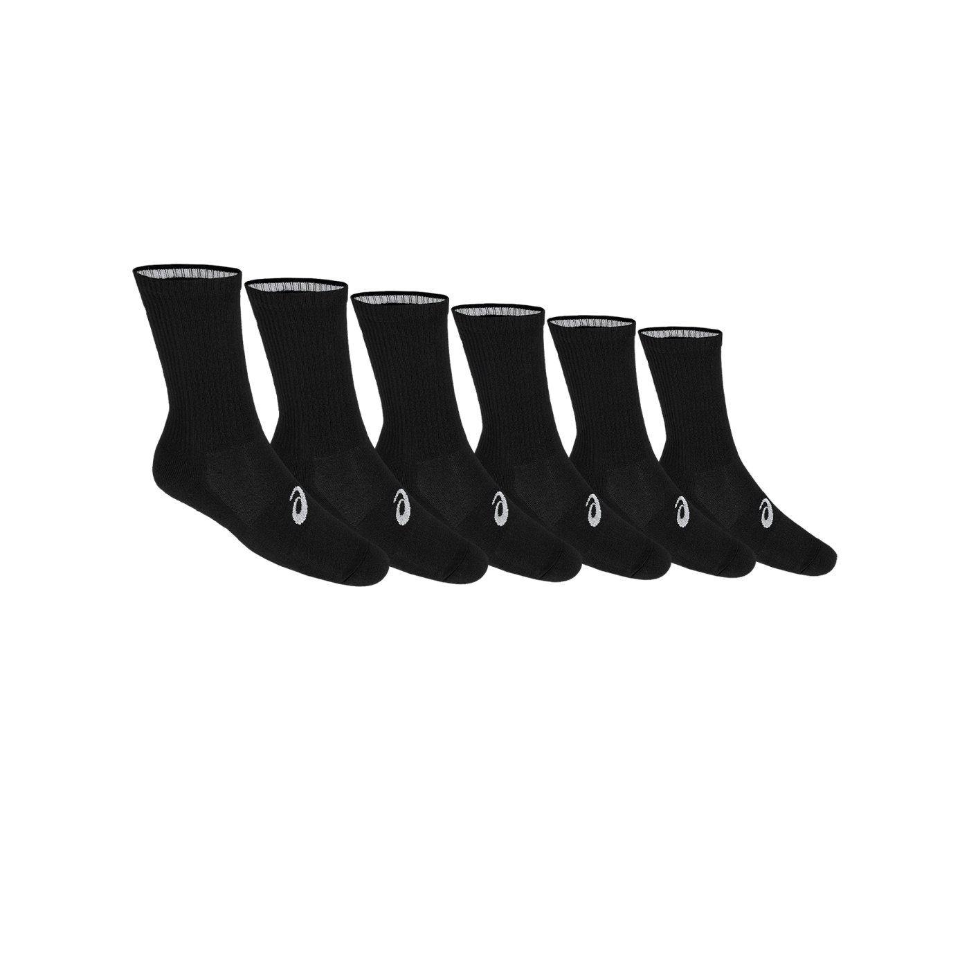 Asics 6er Pack Crew Sock Socken Schwarz F0904