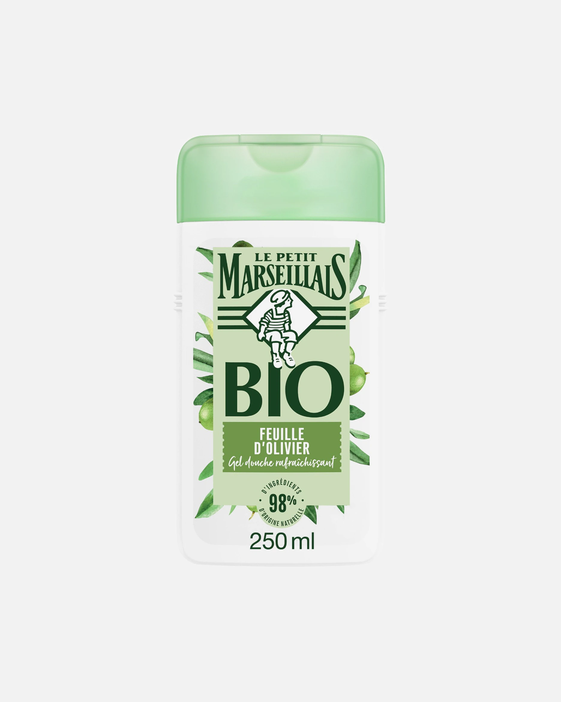 Le Petit Marseillais Bio frissítő tusfürdő semleges pH-értékkel Olívalevél