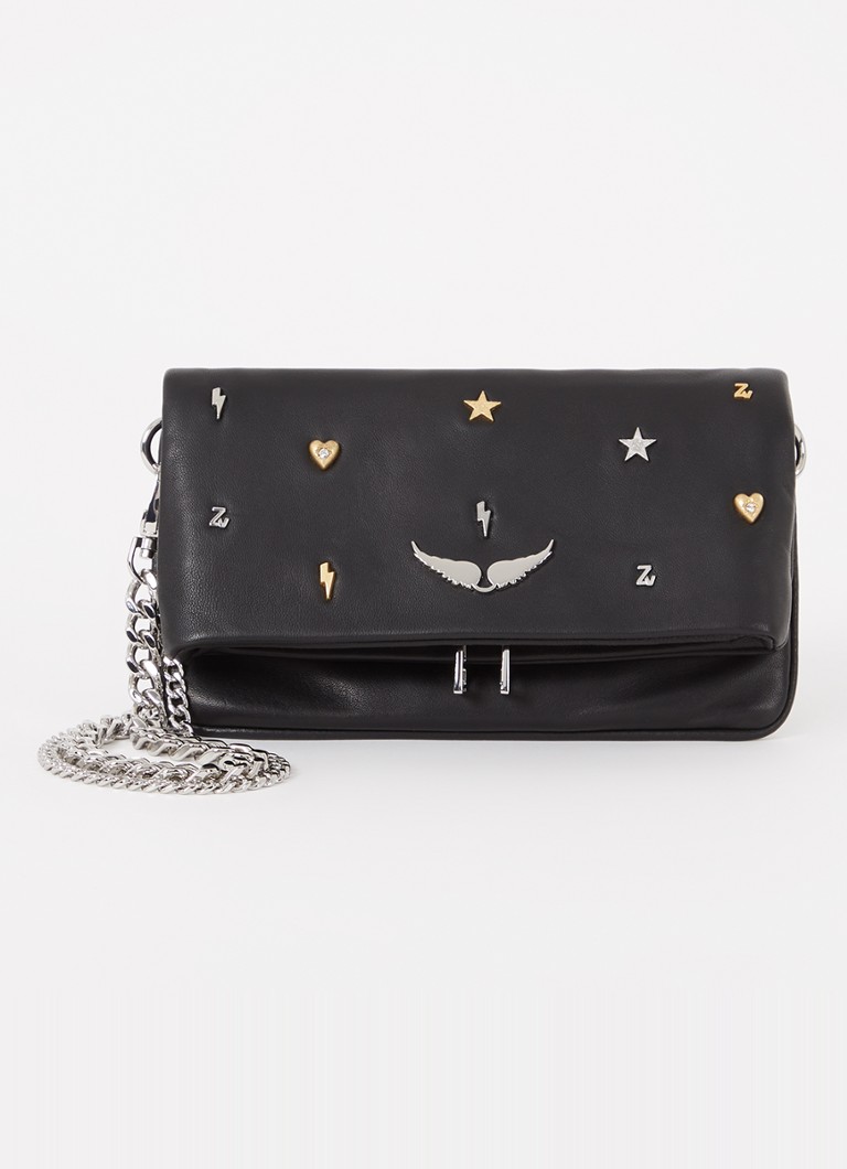 Zadig&Voltaire Rock Nano Lucky Charms torbica od janjeće kože