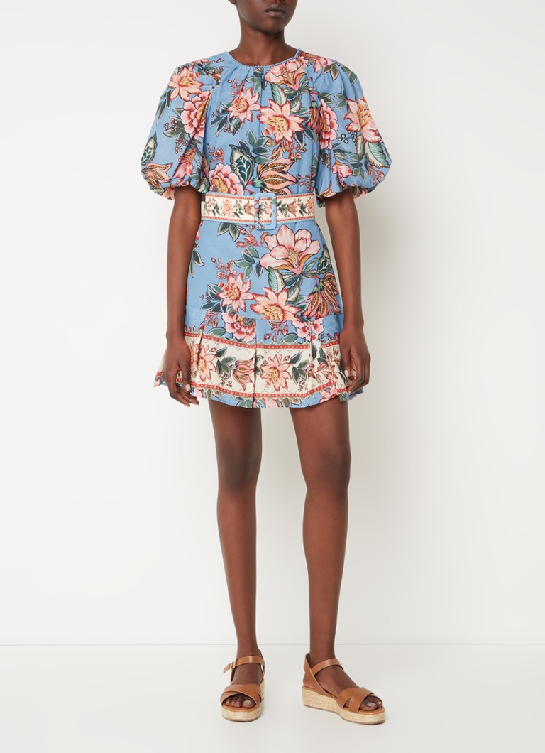 Robe tunique courte Farm Rio à imprimé floral et ceinture