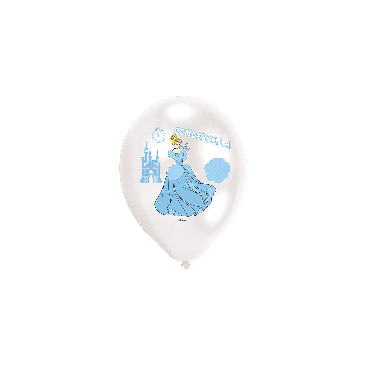 Latexballons Prinzessin 27,5 cm, 6er Pack