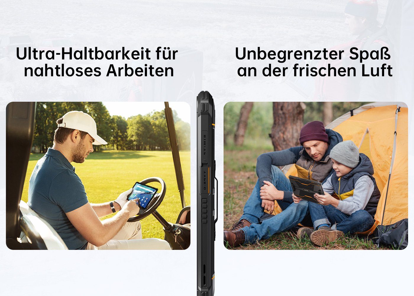 OUKITEL RT2 [Outdoor], Dual SIM, 20000mAh Akku, 8GB RAM(1TB Erweiterbar) Tablet (10,1