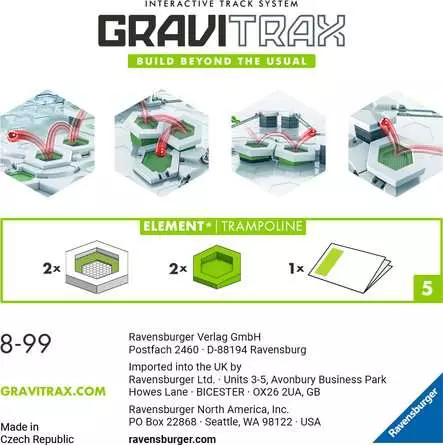 GraviTrax Element Trampoline - Kugelbahn-Erweiterung für Kinder ab 8 Jahren