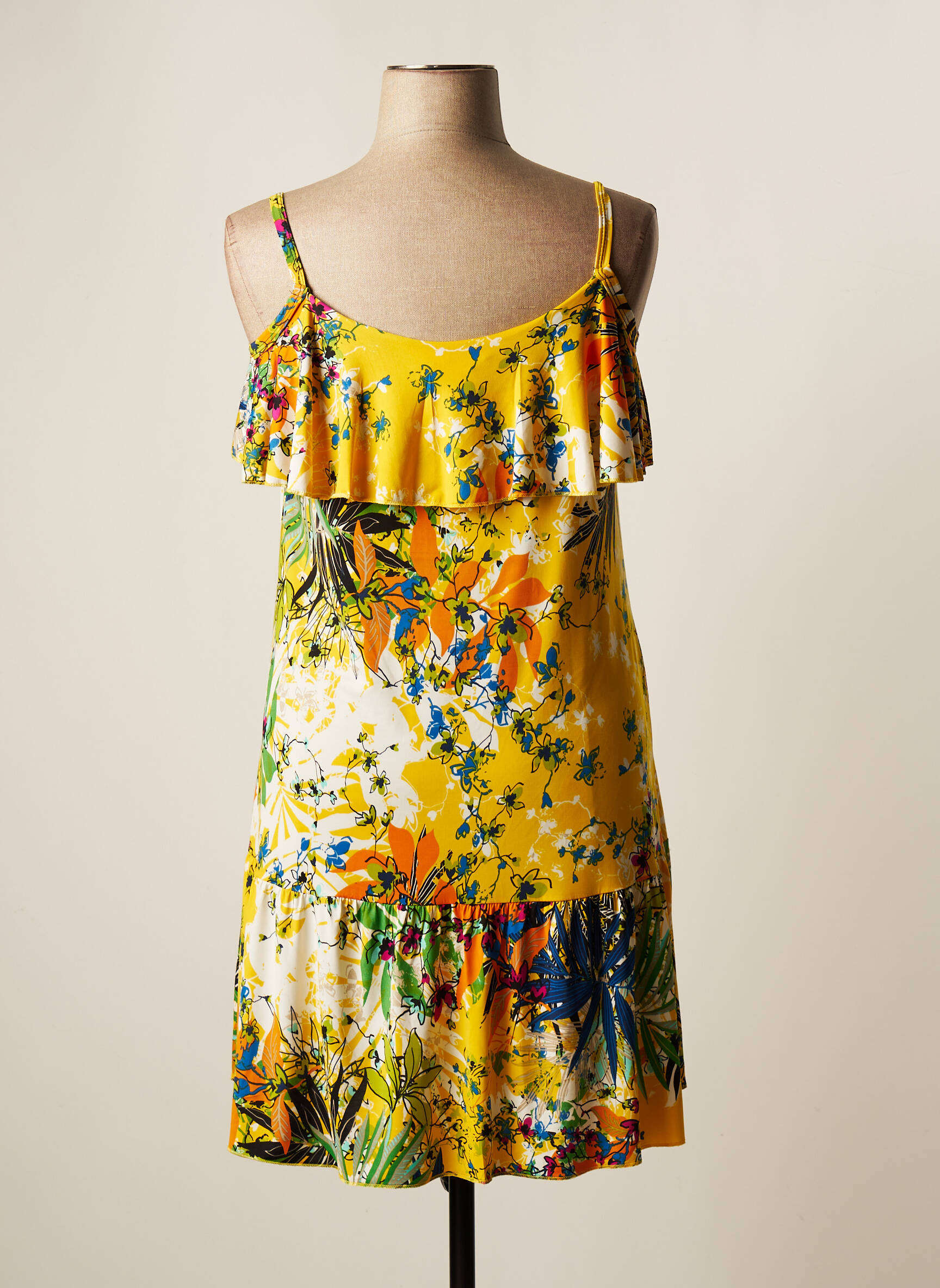 2W Paris Tuniquemanchelongue Femme couleur jaune