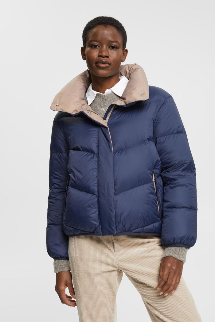 Steppjacke mit recycelter Daunenfüllung