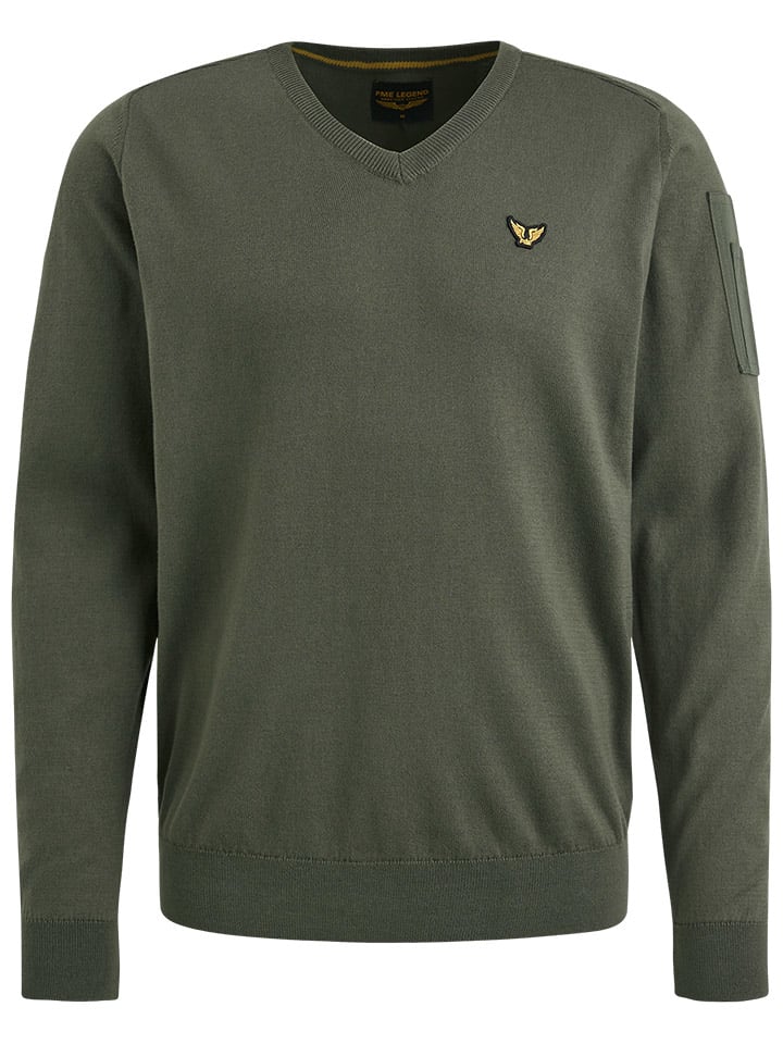 PME Legend Pullover in Khaki günstig kaufen