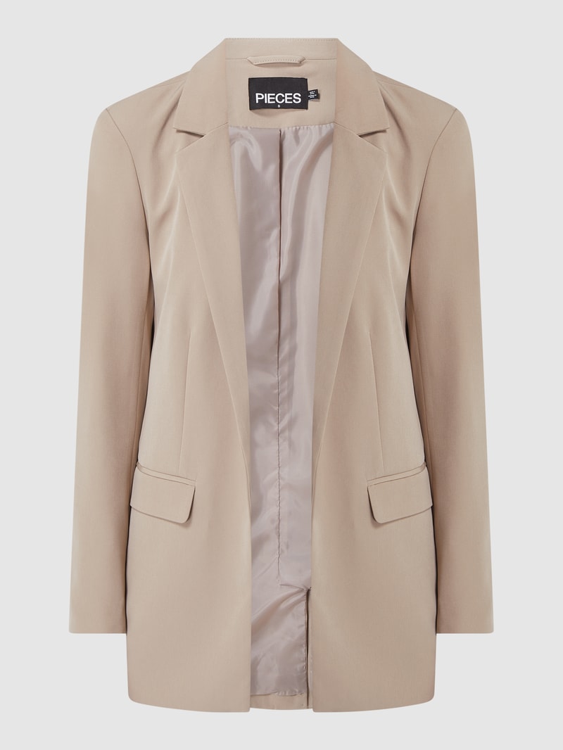 Blazer mit Reverskragen Modell 'Bossy' in taupe