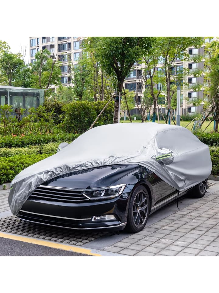 COSTWAY Abdeckplane Auto für Limousine bis zu 479 cm in Grau günstig kaufen onesize