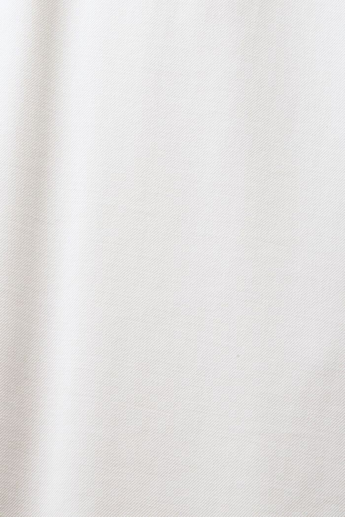 Midikleid aus gewebtem Leinen