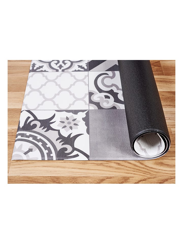 Selecta Stor Softvinyl-Teppich in Beige/ Schwarz/ Weiß günstig kaufen
