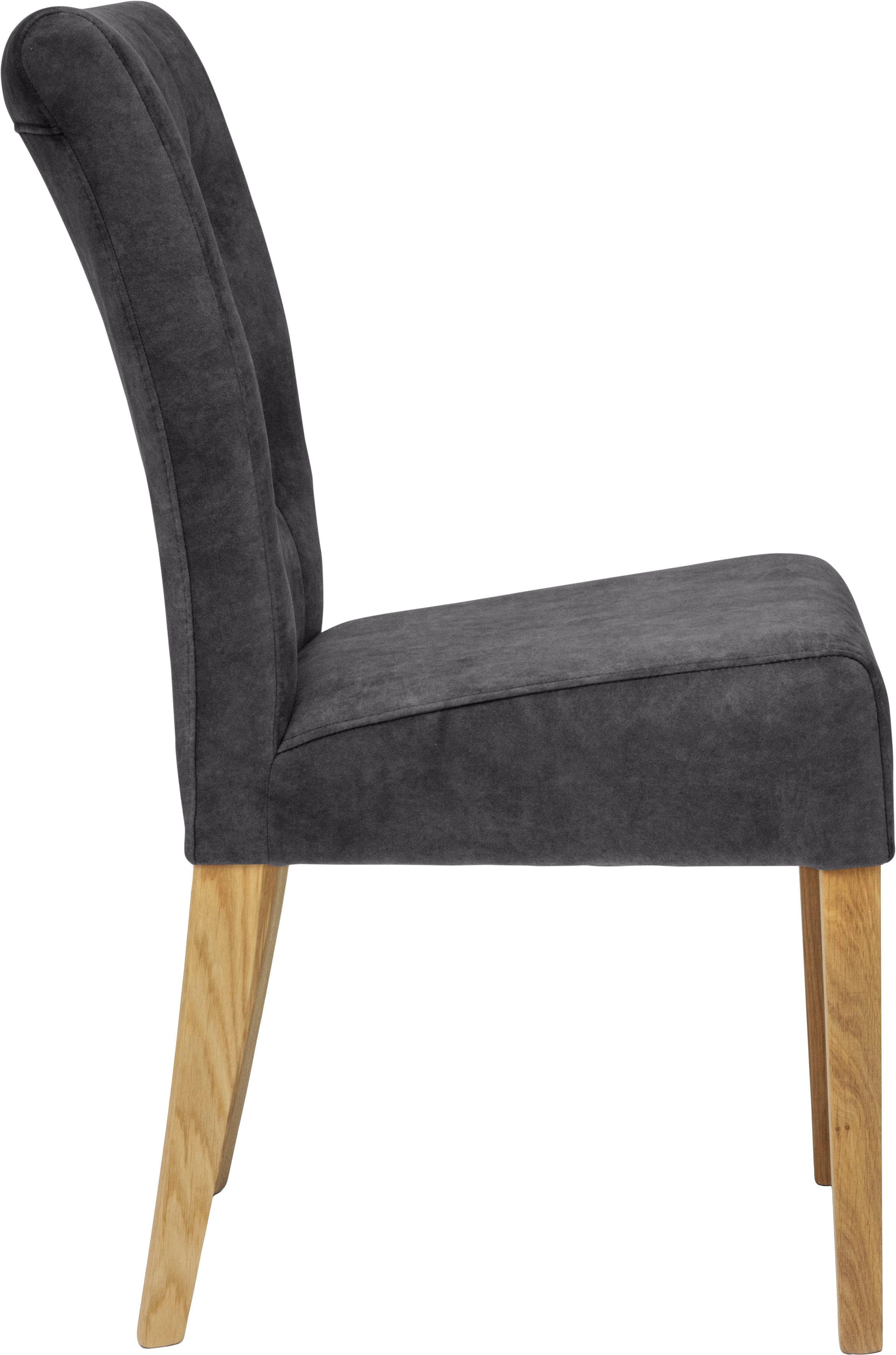 Home affaire Polsterstuhl Queen (Set, 2 St), Esszimmerstuhl mit Knopfheftung, 2er, 4er oder 6er-Set