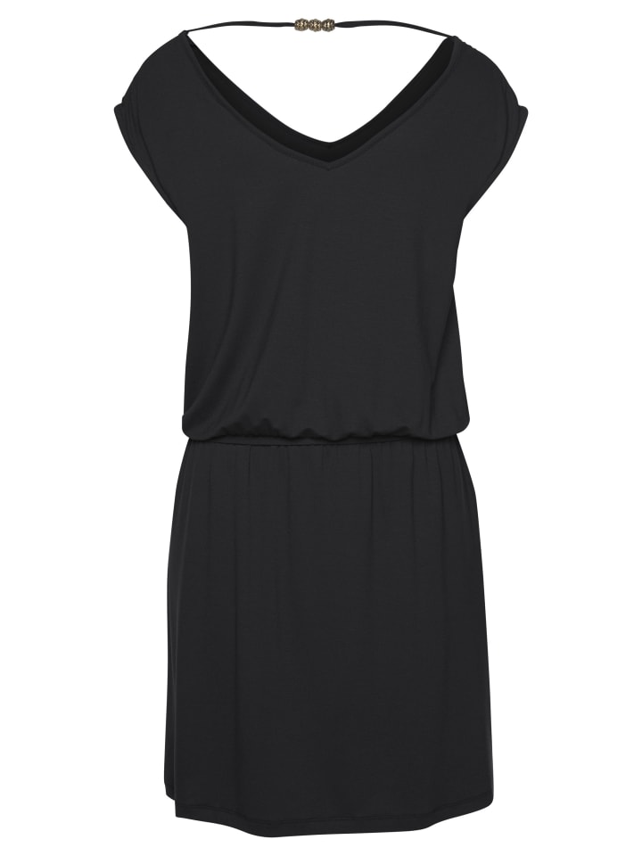LASCANA Jerseykleid in schwarz günstig kaufen