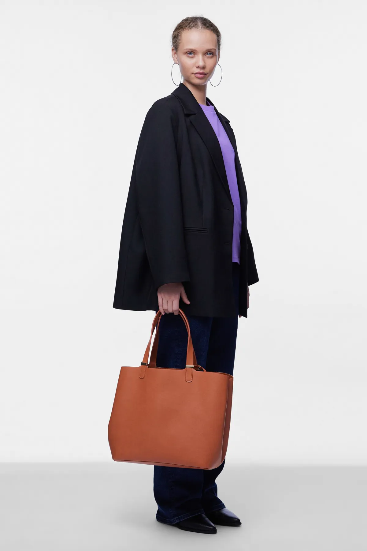 PIECES  17082685 Tasche Cognac