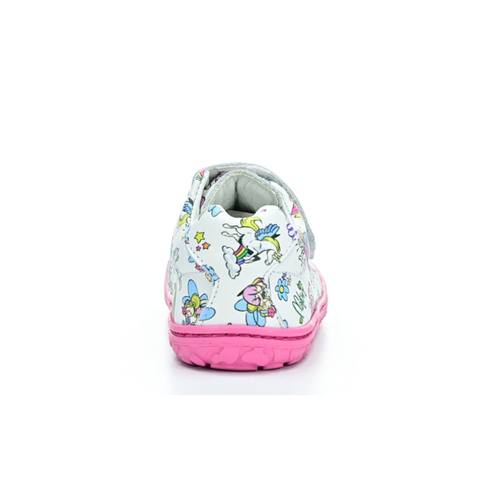 Lurchi Noah Leather White/Rosa Barfußschuhe