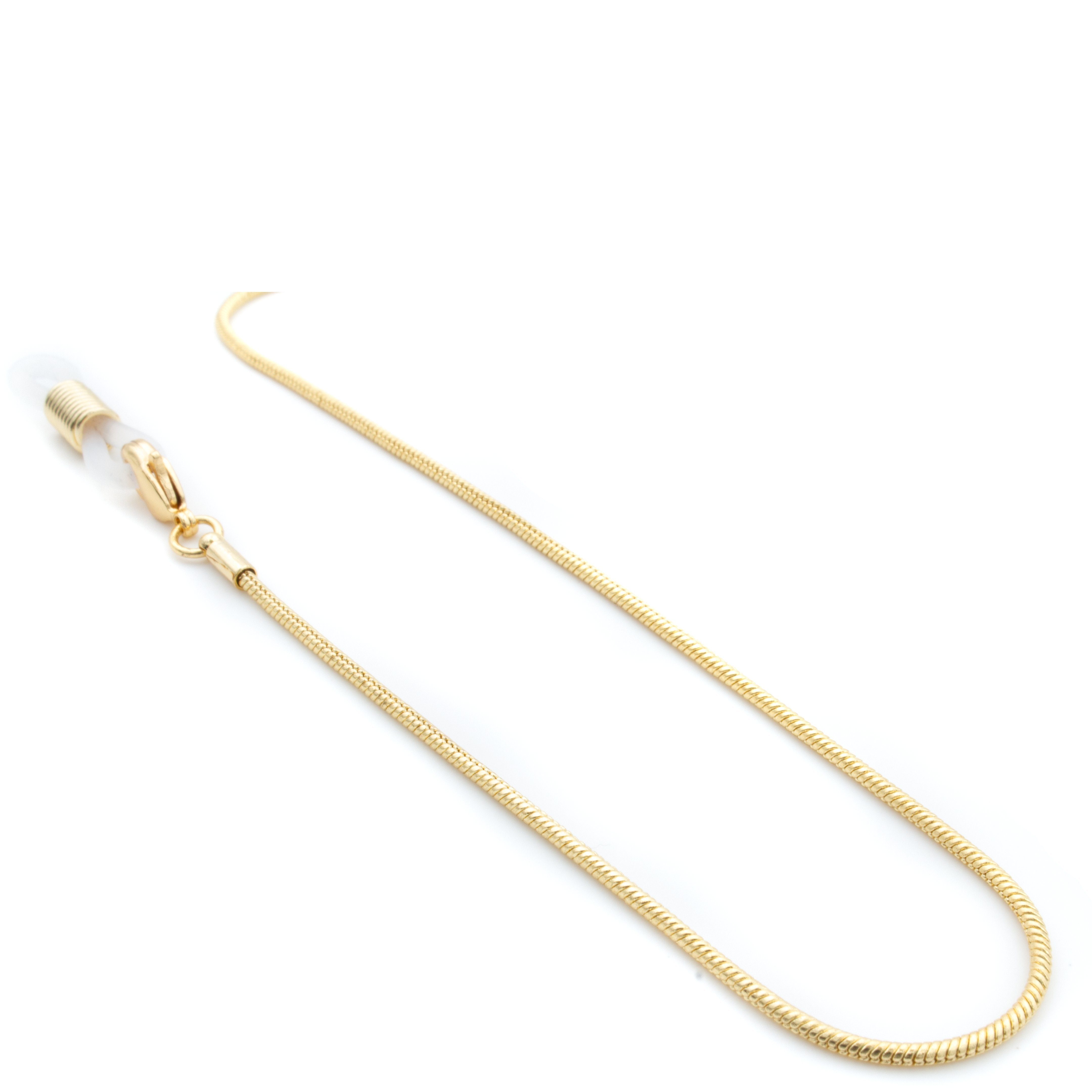 GERNEO Brillenkette GERNEO® - DAS ORIGINAL - Amalfi - korrosionsbeständig - feingliedrig, Versiegelung aus 18 Karat Gold oder 925er Silber, verfärbt nicht