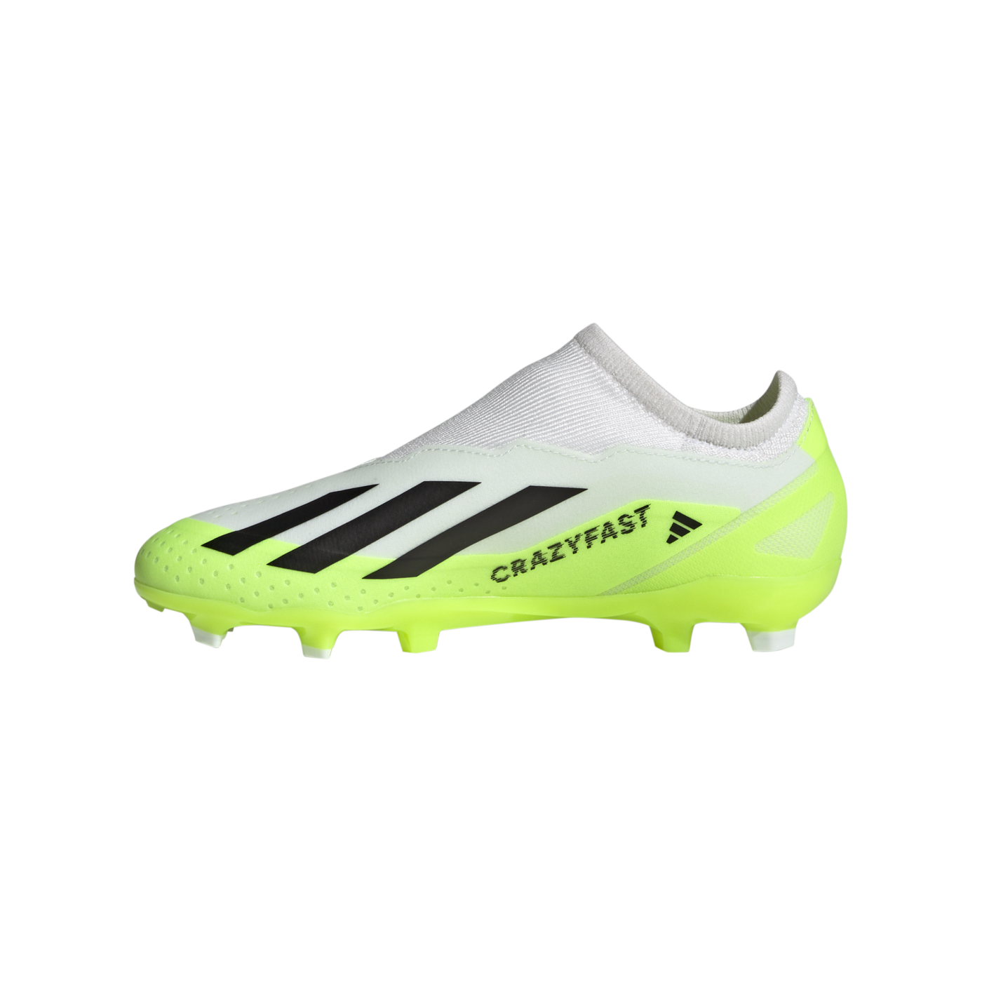 adidas X Crazyfast.3 LL FG Kids Weiss Schwarz Gelb