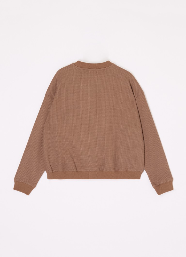 Schwarzer Bananenpullover mit Logo