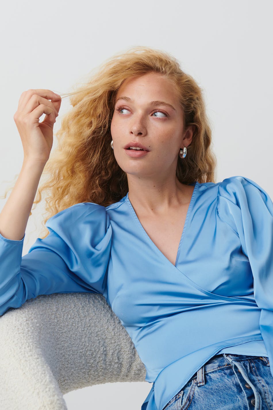Wrap blouse