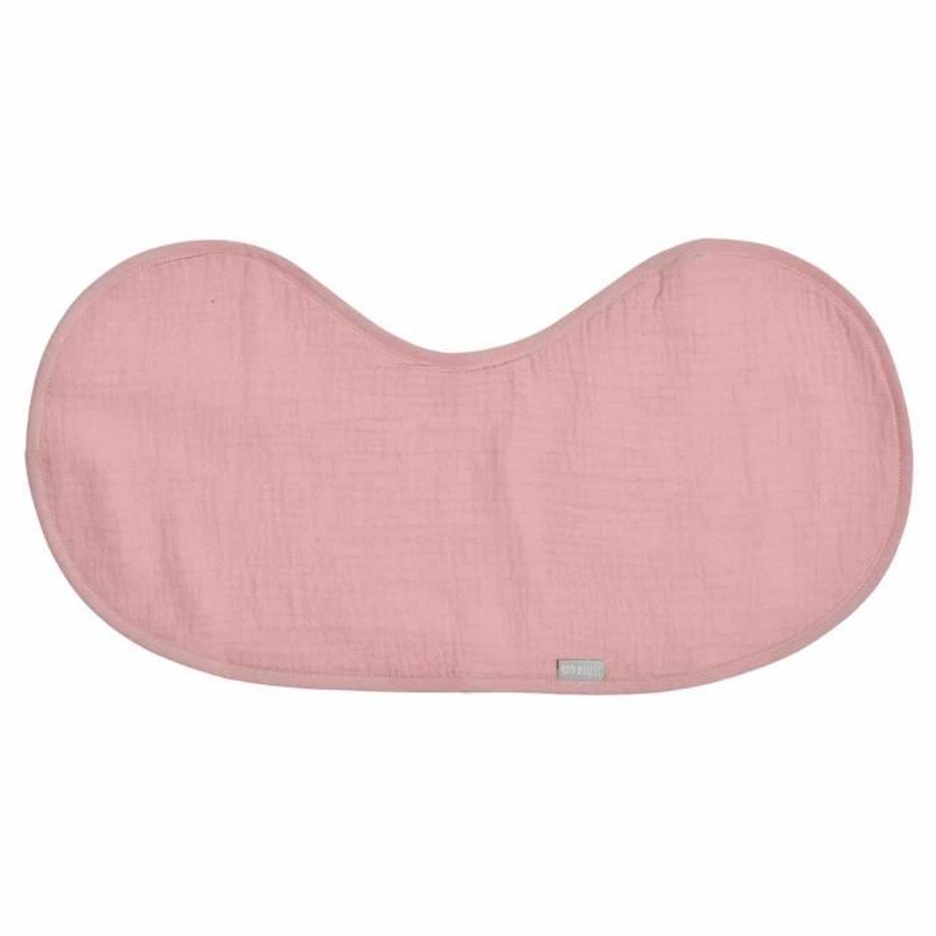 Bavoir d'épaule en gaze de coton et bambou Rose 56 x 28 cm rose