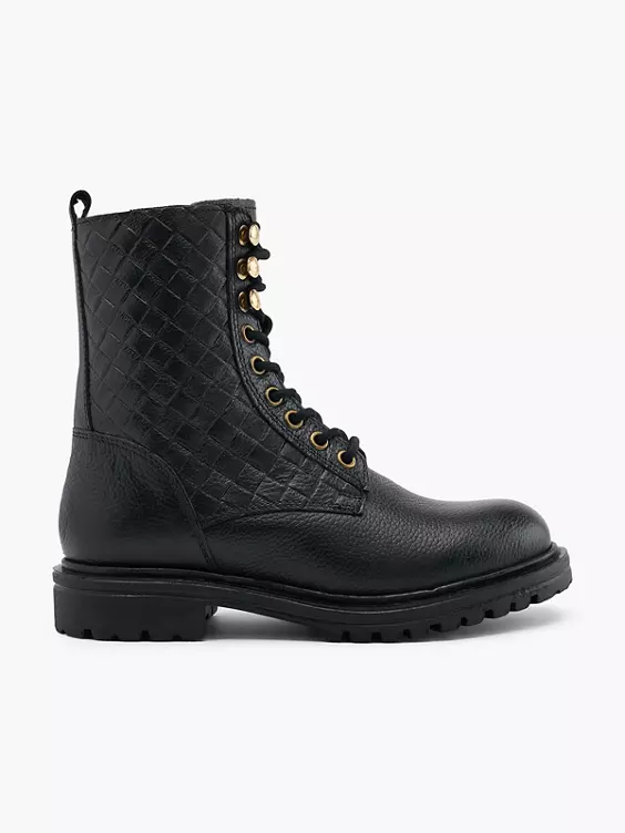 Graceland Leder Schnürboots