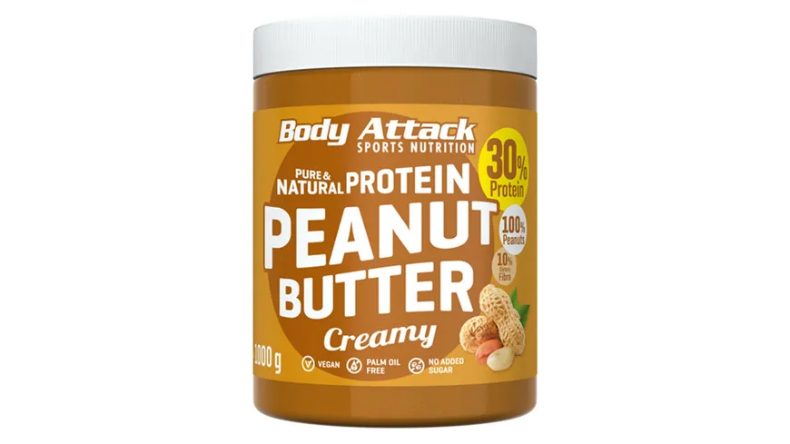 Body Attack Peanut Butter Creamy 1000 g