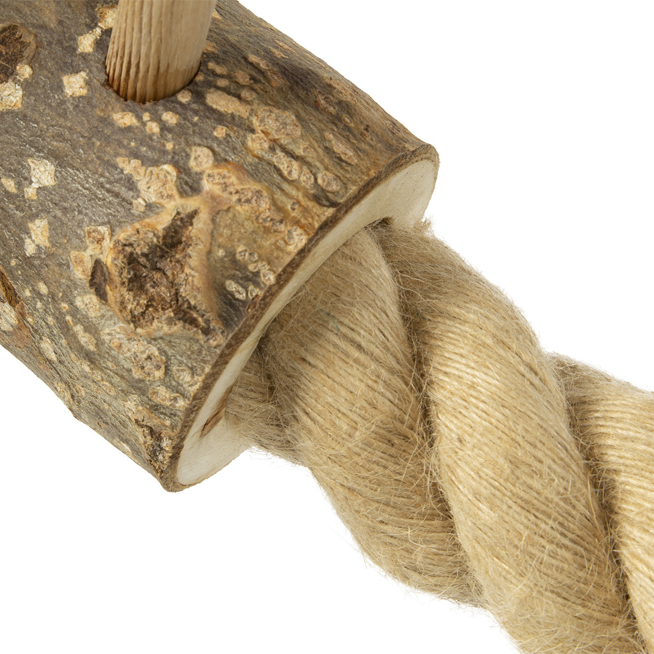 HappyBird Käfigzubehör HappyBird Kletterseil Jute m. Edelstahlbefest. XL