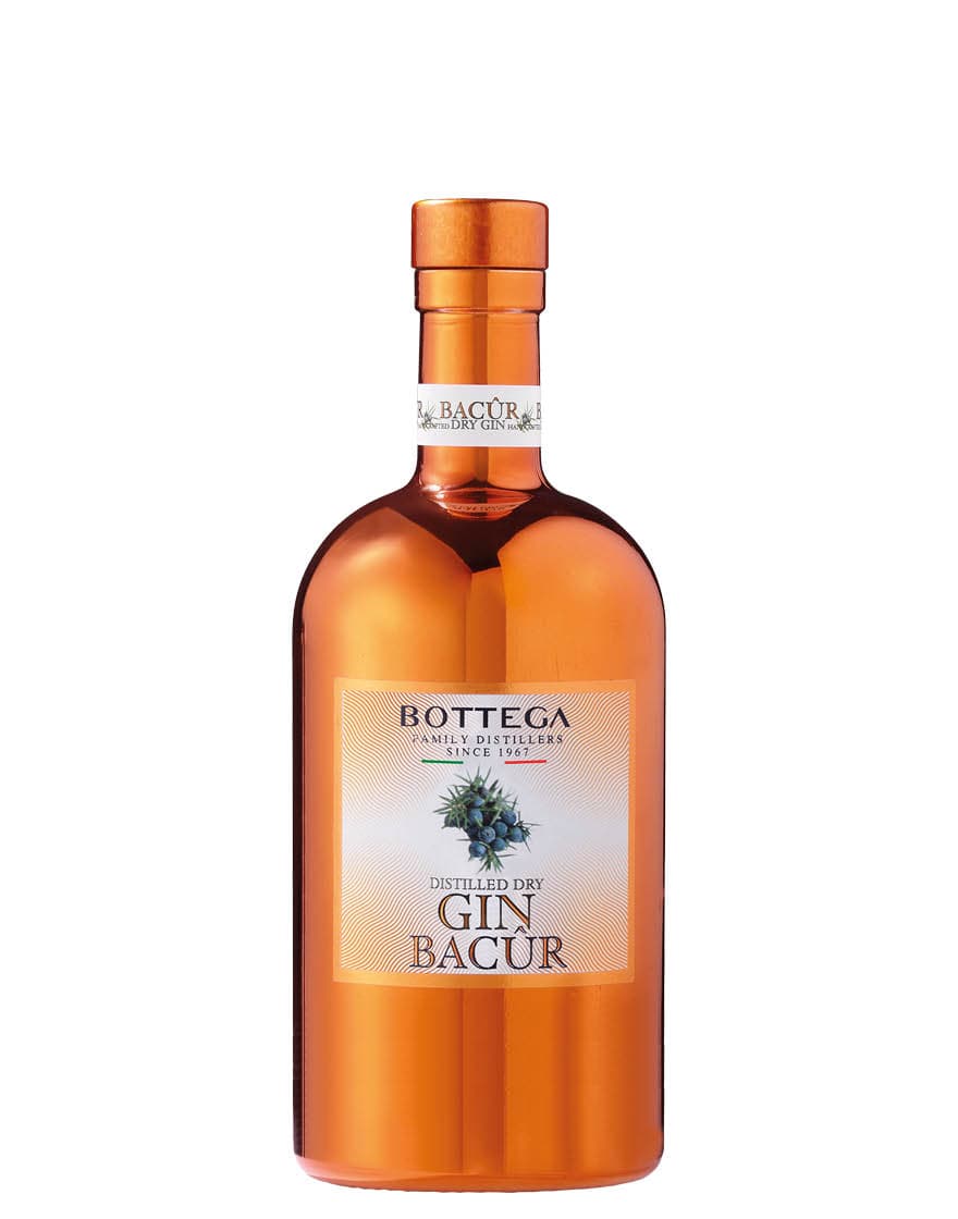 Distilled Dry Gin Bacûr Bottega 0,7 ℓ