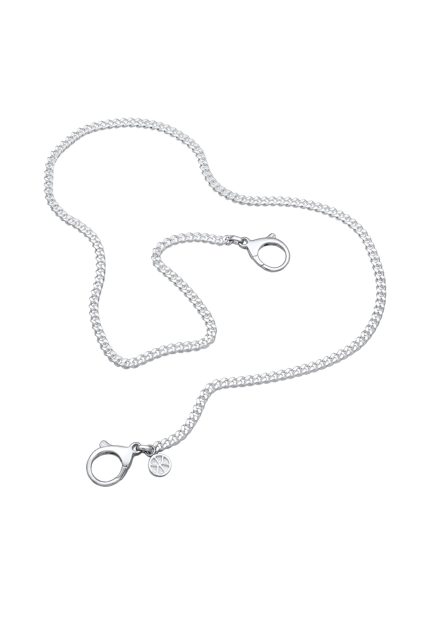 KUZZOI Kuzzoi Men's Jewelry Accessories 925 Sterling Silver Armored Chain 55 cm