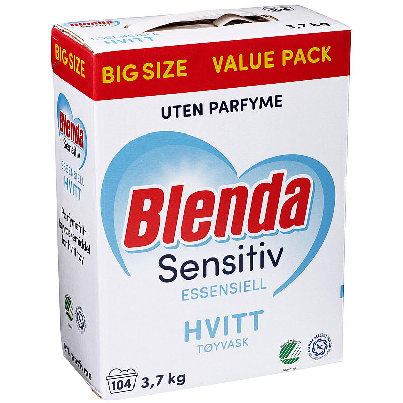 Blenda Blenda Essensiell 3,7 kg hvitt