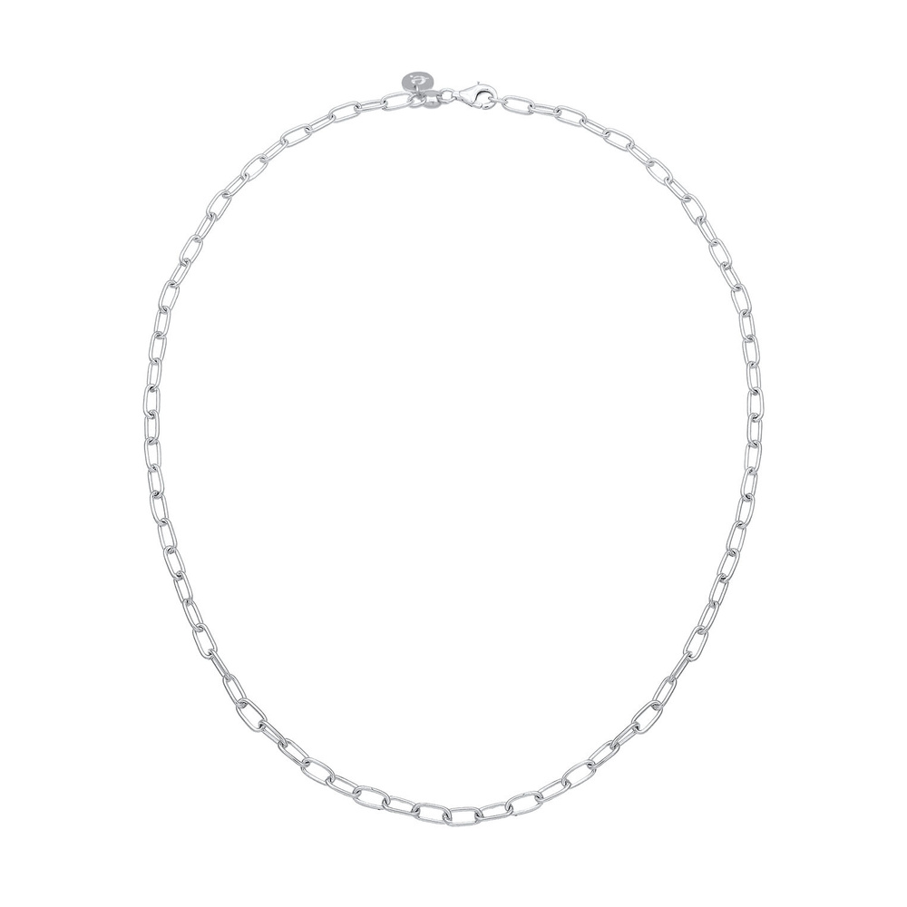 Elli PREMIUM Elli PREMIUM Collier Femme à Maillons Tendance Basic en Argent Sterling 925 Bijoux