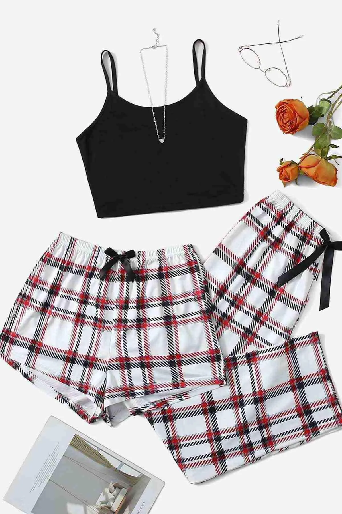 Merry See  3er-Pack Pyjama-Sets mit bedruckten, ultraweichen Trägern
