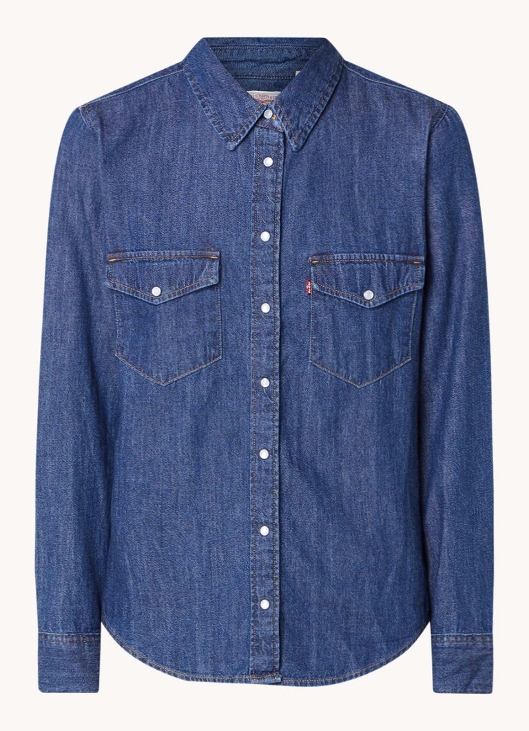 Camicia in denim western iconica di Levi's con tasche a patta