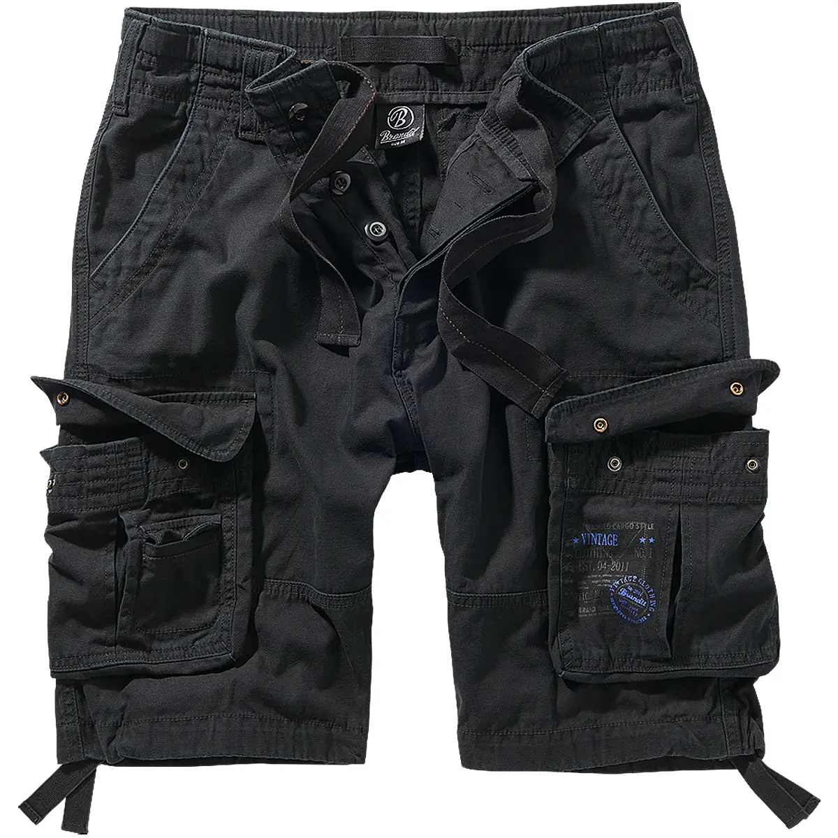 Pure Vintage Shorts schwarz