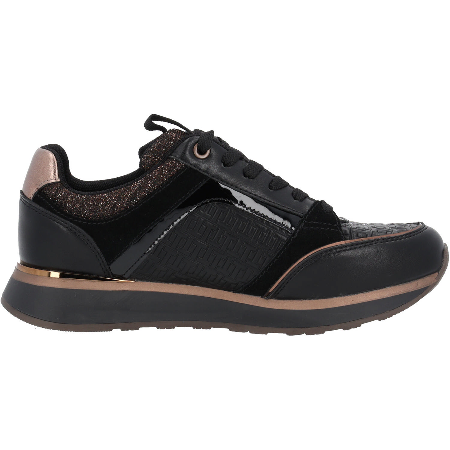 Tamaris 23726-41, Schnürschuhe, Damen, Schwarz