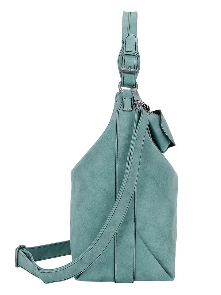 Fritzi aus Preußen Schultertasche in Türkis - (B)15 x (H)32 x (T)34 cm günstig kaufen onesize