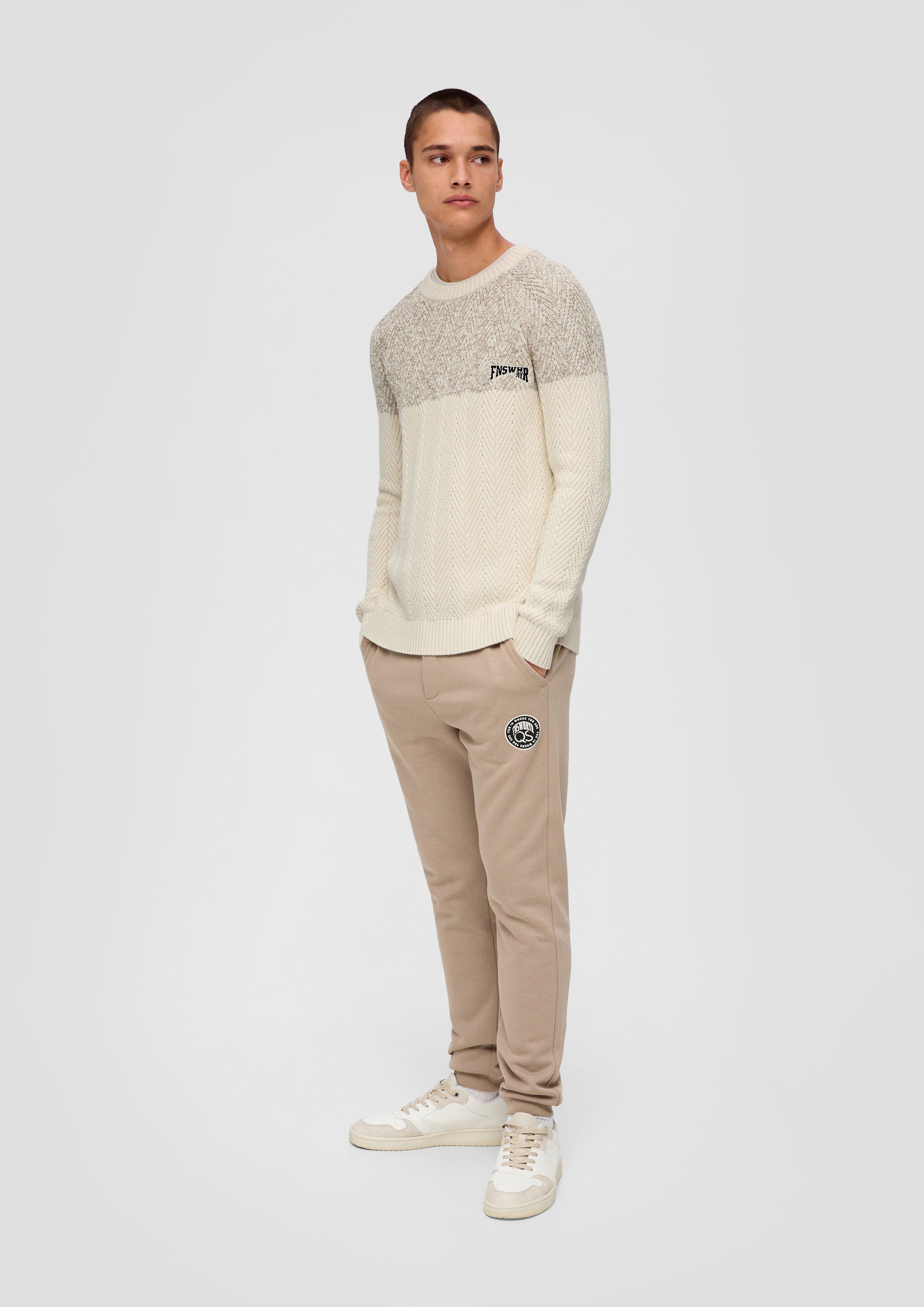 Strickpulli in Two-Tone-Optik  2134583-80W0