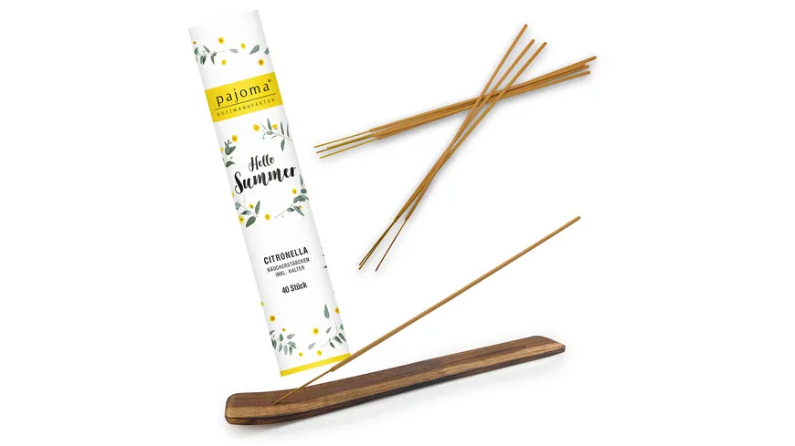 pajoma Räucherstäbchen Citronella mit Halter
