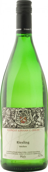 2022 Riesling trocken 1,0 L - Weingut Johann F. Ohler