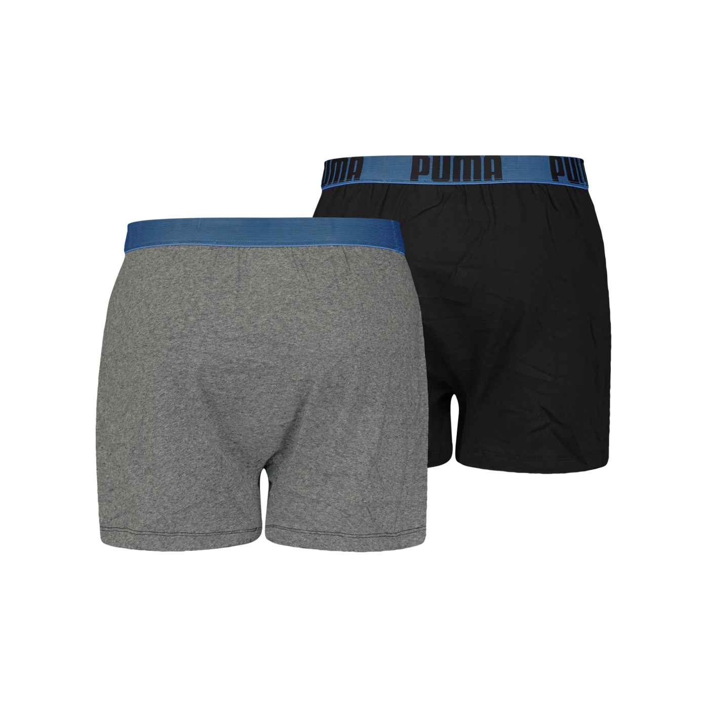 PUMA Loose Fit Boxer 2er Pack Grau Blau F002