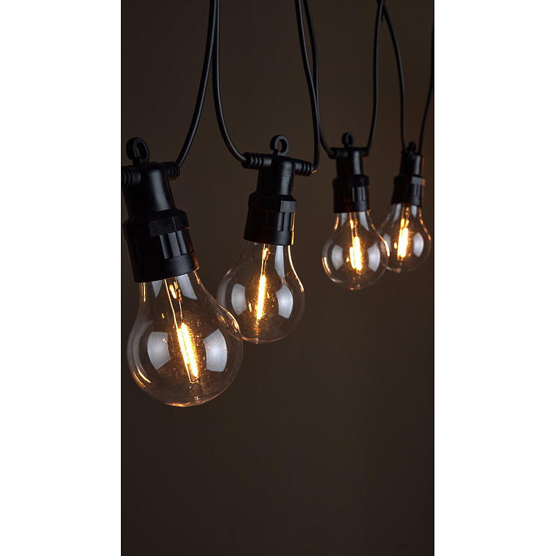 Home Lyslenke Vintage 10 LED-lys, seriekobling
