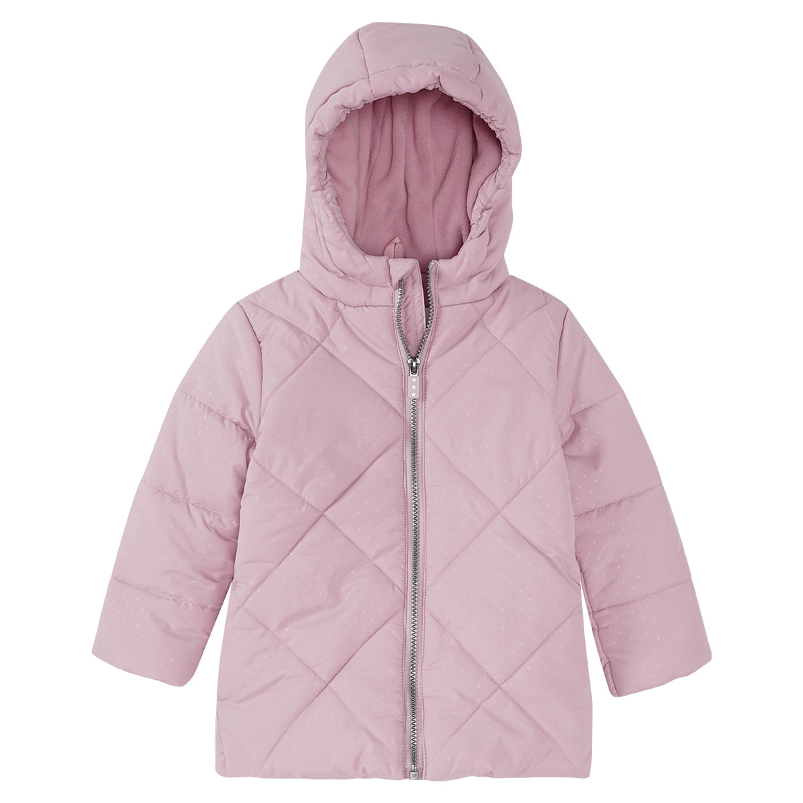 Mädchen Steppjacke mit feinen Pünktchen