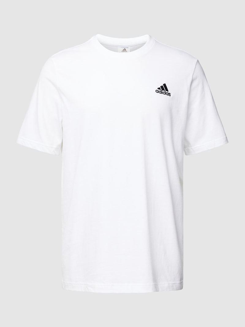 T-Shirt mit Rundhalsausschnitt in weiß