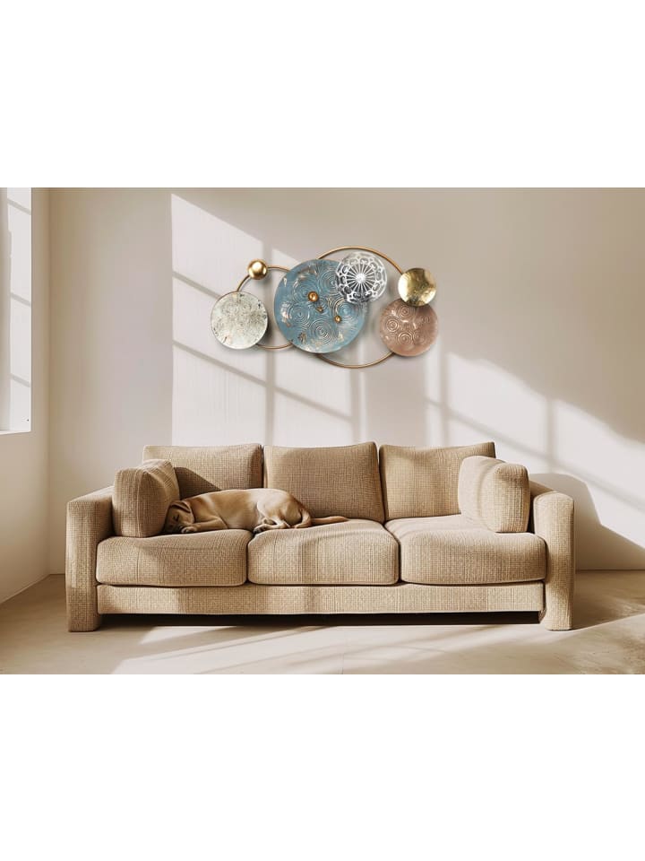 kobolo Metallbild PASTELL in Bunt günstig kaufen onesize
