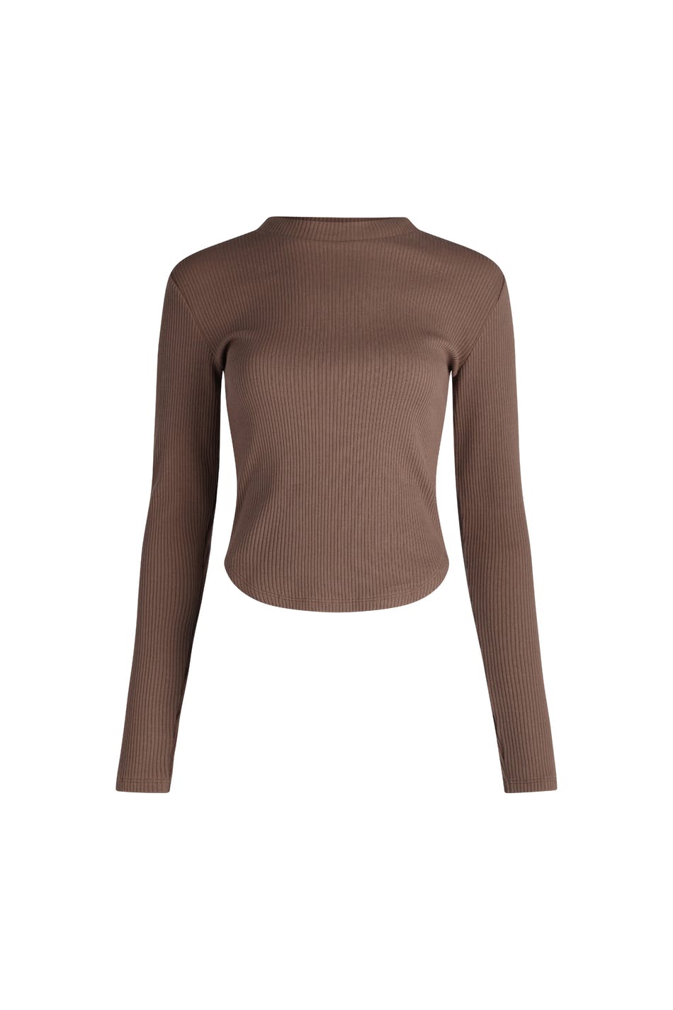 Long sleeve rib top