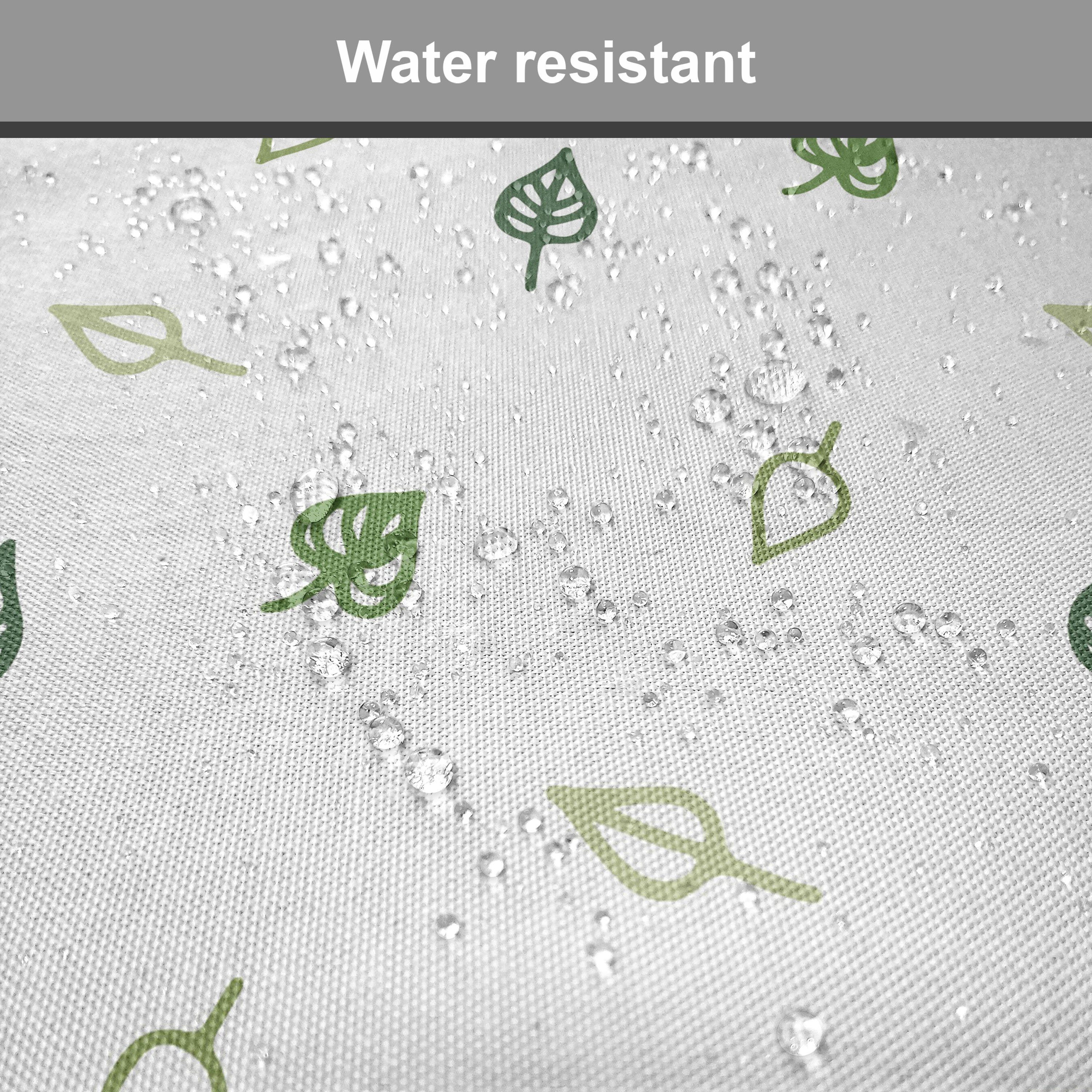 Abakuhaus Stuhlkissen Dekoratives wasserfestes Kissen mit Riemen für Küchensitze, Grün Moderne und minimalistisch
