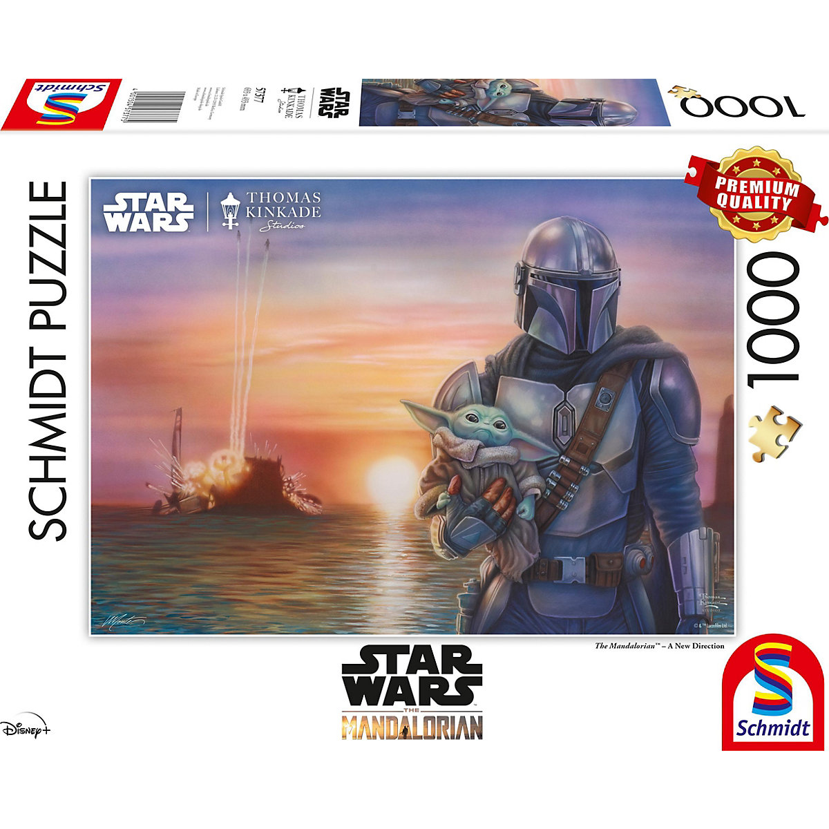 Puzzle Lucas Film, The Mandalorian, A New Direction, 1.000 Teile