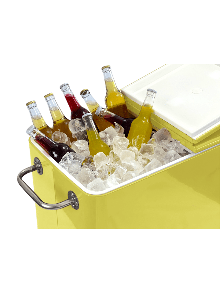 Beachtrekker Kailua Cooler - Kühlbox, Kühlwagen, Getränkekühler, Gelb günstig kaufen onesize